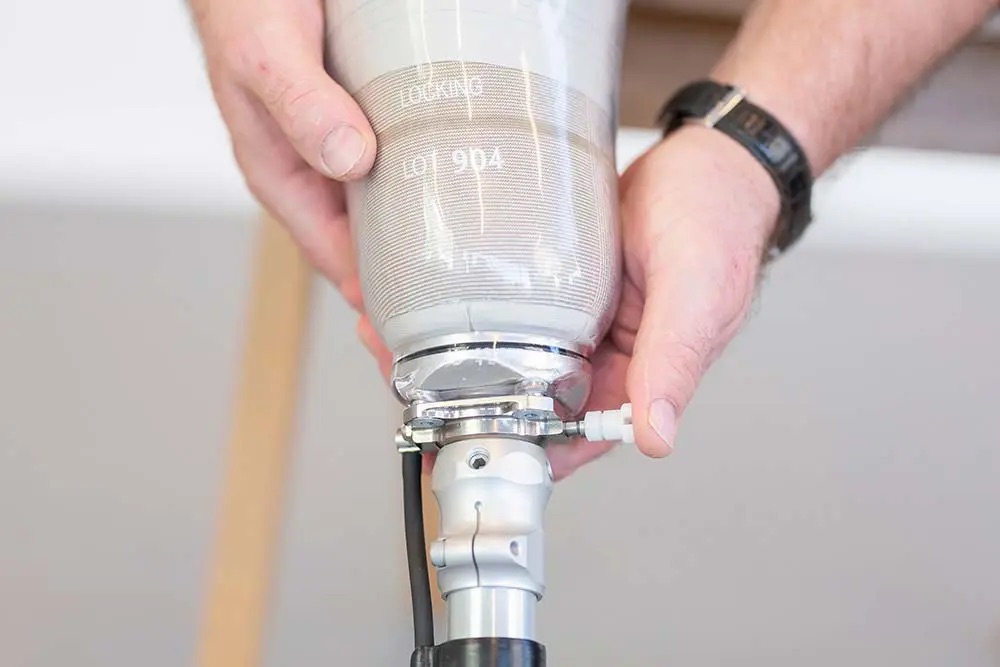 Close view of Iceross seal-in® x locking silicone liner in New York, New Jersey, & Connecticut